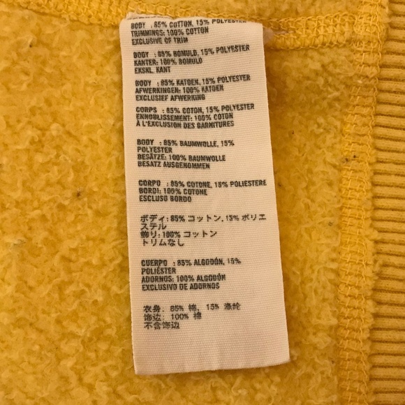 AUTHENTIC VINTAGE Y2K 🔥 ABERCROMBIE & FITCH GOLD ZIP UP HOODIE - Picture 6 of 9